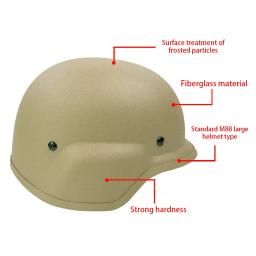 BOOIU M88 Capacete tático de aço FRP Capacete à prova de explosão Capacete protetor de fibra de vidro de 1,3 kg adequado para treinamento ao ar livre - Image 3