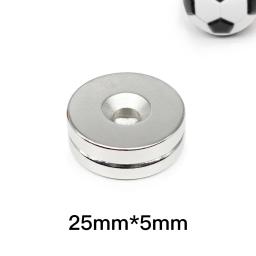 Ímãs Fortes Permanentes de NdFeB 25x5-5 mm, Ímã Magnético de Neodímio Redondo com Furo de 5mm 25*5 mm 25X5-5mm 25*5-5 - Image 6