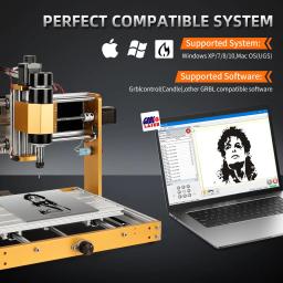 CNC 3018Pro Max Router Machine, GRBL, Controlador Offline, Todo O Quadro De Alumínio, Fresadora Para Madeira, Metal, Escultura, Corte - Image 5