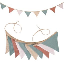 2.6m berçário tecido bunting 10 triângulo flâmula bandeiras festa decoração banner casa chá de bebê carnaval guirlanda - Image 4