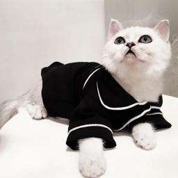 Natal animal de estimação gato traje roupas para gatos inverno kedi katten sphynx moletom com capuz terno mascotas roupas ropa para gato - Image 3