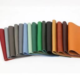 Material de couro de peça inteira macia colorida, tecido de couro de sofá de camada superior, couro genuíno, couro de vaca real, bolsa macia diy c - Image 5