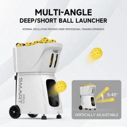 Máquina de lançamento de bolas de padel Pusun PT Smart Pro, equipamento para clubes e treinos, com controlo remoto – grande promoção. - Image 3