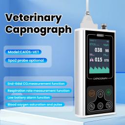 Monitor Capnógrafo Veterinário CA10S VET para Animais de Estimação com Medição de EtCO2 por Fluxo Lateral - Image 3