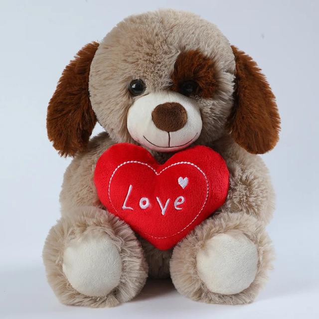 Urso de Pelúcia Fofo e Colorido Laço 25-30cm