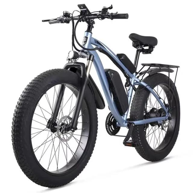 Bicicleta Elétrica Stealth Bomber Fatbike 1000W Adulto Pneus Largos