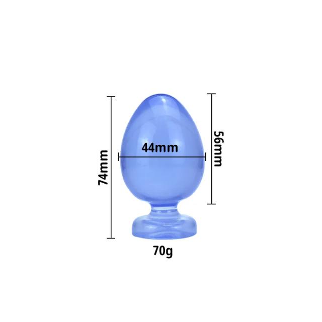 Grânulo Anal Vibrador Grande Simulação Anal Dilatador Buttplug Masturbador Vaginal Expansão Brinquedo Sexual Adulto para Mulheres Homens