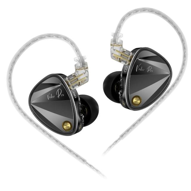 KZ Vader Pro Monitor Intra-auricular Fone de Ouvido Hifi 6 Driver Dinâmico IEM