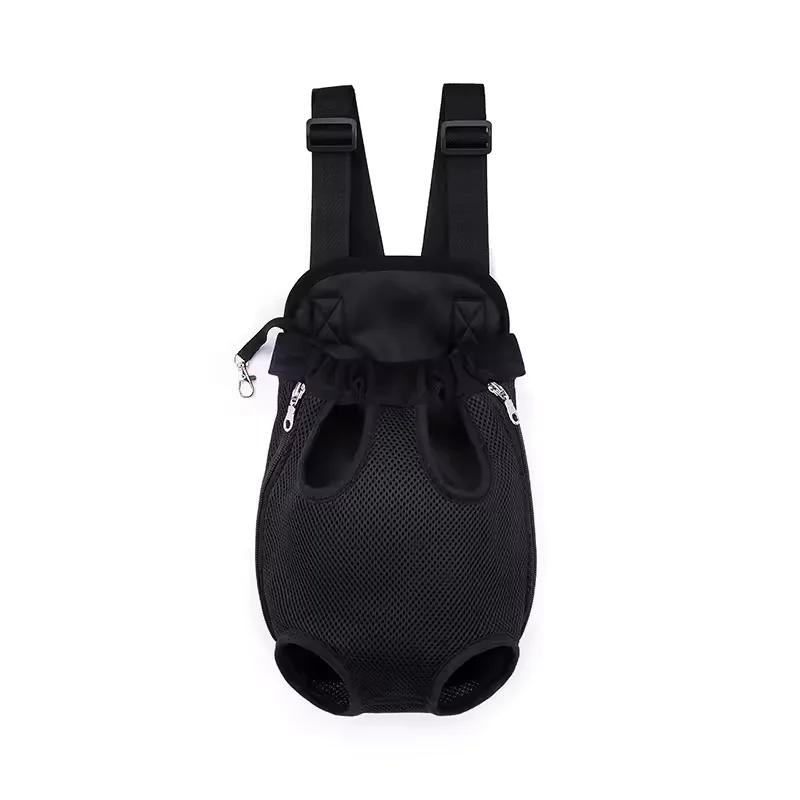 Mochila Transportadora de Animais de Estimação em Malha Respirável, Transporte Frontal Mãos-Livres para Cães e Gatos, Ideal para Viagens ao Ar Livre e Caminhadas, para Filhotes Pequenos e Gatinhos, Mais Vendida - Image 1