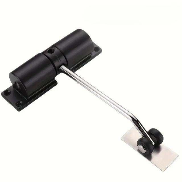 Fechador de Porta Automático de Metal Ajustável Reforçado com Mola de Segurança Silenciosa Durável 1 Unidade