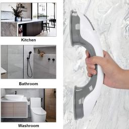 Barra de apoio para chuveiro, para banheiras, duchas, sucção, banheiro, banheira, alças para deficientes, idosos, aderência de segurança - Image 3