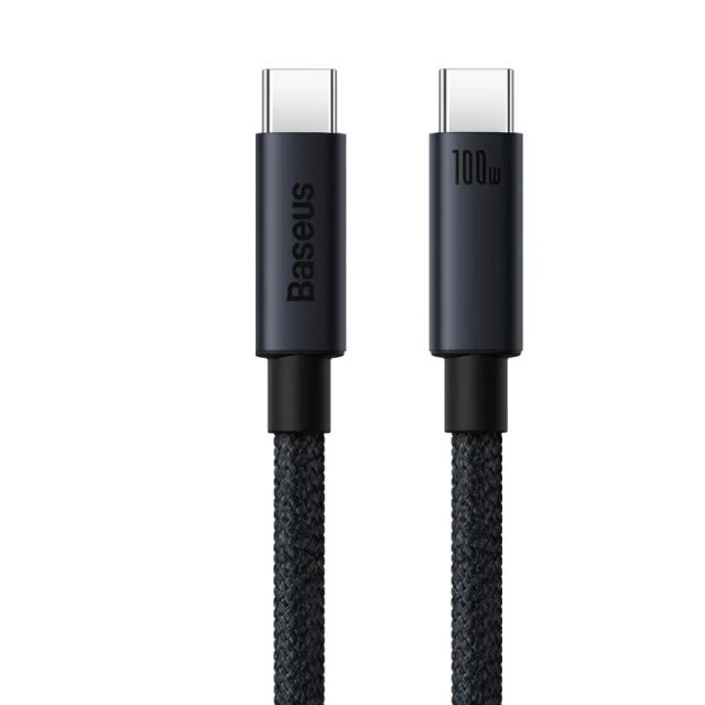Baseus Cabo USB C para Tipo C 100W Carregamento Rápido PD