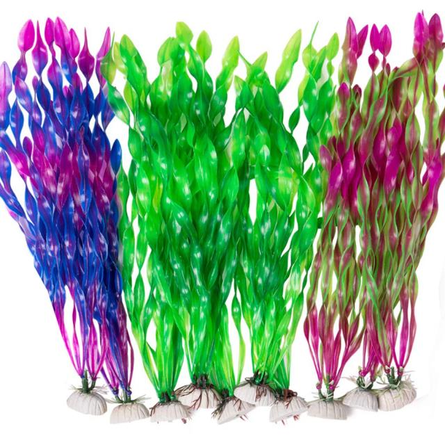 Plantas de Aquário Artificiais - Decoração Natural e Vibrante para seu Refúgio Subaquático