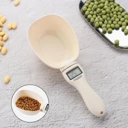 Colher de medição de alimentos para animais de estimação, copo eletrônico de medição de alimentos para cães e gatos, colher digital, balança de cozinha com display LED - Image 2