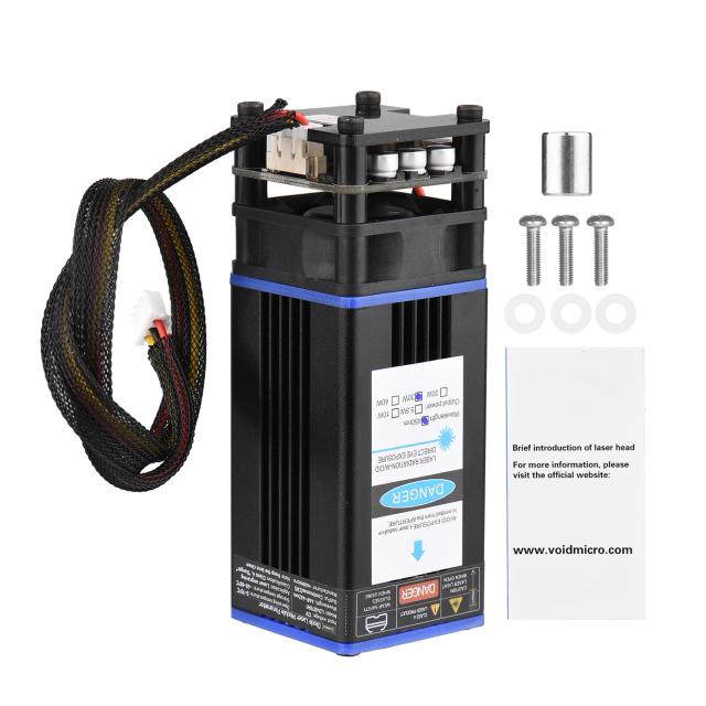 Módulo laser 450nm 10w 20w 30w 40w 80w, comprimento focal ajustável, cabeça de gravação a laser, velocidade, gravador a laser, impressora 3d, roteador cnc