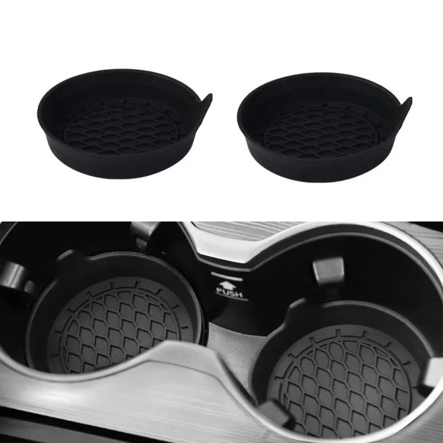 Suporte de Copo Carro Silicone Antiderrapante Universal 2/4 Peças