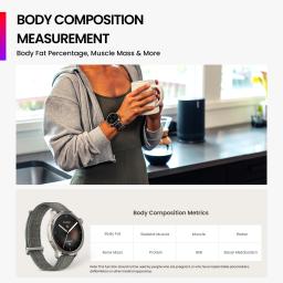 Amazfit equilíbrio 46mm relógio inteligente treinador de sono banda dupla gps 150 + modos esportivos relógio inteligente prontidão para android ios telefone - Image 4