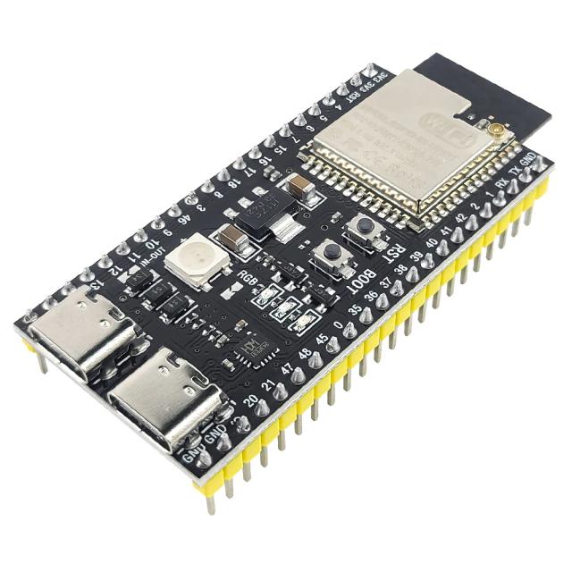 Placa de Desenvolvimento ESP32-S3 com Kit Adaptador de Expansão Wifi BT 2.4G MCU ESP32-S3WROOM1 N16R8 44Pin Tipo-C