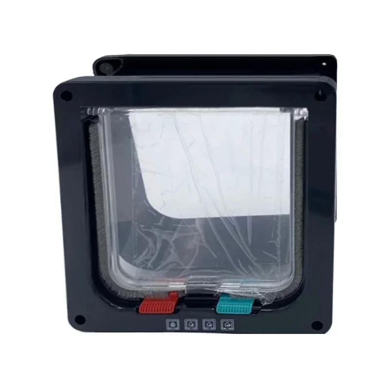 Porta para animais de estimação para janelas, porta interna grande para gatos, portas para animais de estimação, portas externas para gatos, 4 modos de travamento, adequada para janela e parede - Image 1