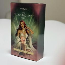 The Love and Lust Tarot Versão em Inglês Baralho de 78 Cartas para Leituras de Paixão, Intimidade e Amor Profundo 10.3*6cm - Image 1