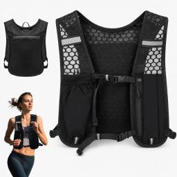 Colete de Corrida Leve para Homens e Mulheres, Colete de Hidratação Respirável, Mochila Ajustável para Corrida ao Ar Livre com Bolso Frontal - Image 1