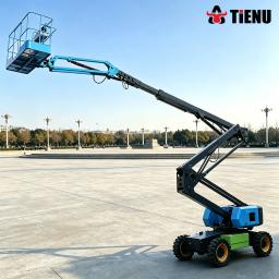 Plataforma Elevatória Tipo Tesoura Autopropelida, Especialmente Projetada para Terrenos Irregulares, Elevação Estável com Carga Pesada. - Image 5