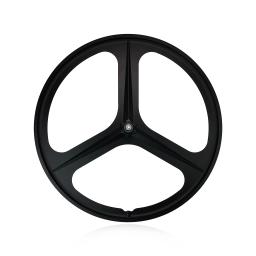 Magicbros roda de bicicleta 700c v freio liga magnésio 3 raios roda única velocidade fixie pista bicicleta tri raios engrenagem fixa rodado - Image 5