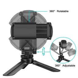 Tripé portátil mini tripé de mesa adequado para iphone samsung ajuste multi-ângulo smartphone suporte estabilizador de câmera ao vivo - Image 3