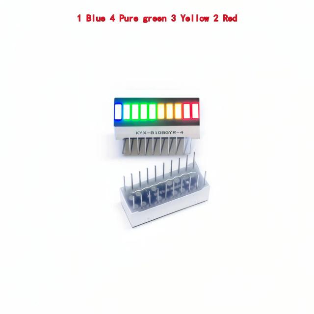 Display LED Bargraph 10 Segmentos Multicor 10 Peças