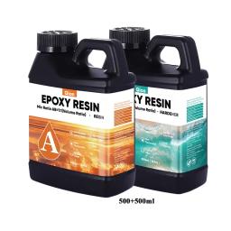 Kit de Resina Epóxi de Cura Rápida para Joias, Porta-Copos e Arte |   Resina Epóxi Não Tóxica, de Baixo Odor, Transparente e Fácil de Misturar - Image 1