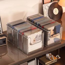 Suporte para Discos de CD, Rack de Armazenamento de Discos de Vinil Preto para Mesa, Organizador de Fitas Magnéticas, Ferramenta de Armazenamento para Coleção - Image 2