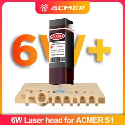 Módulo de atualização de cabeça de laser ACMER S1 6W - Cabeça de gravador a laser de alta potência ideal para usuários S1 aprimore sua máquina de gravação a laser - Image 1