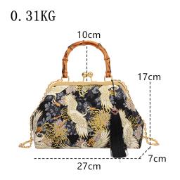 Saco de embreagem de luxo para mulheres, bolsa do casamento da noiva, bolsa de ombro, bolsa pequena do partido, alça de vime - Image 4