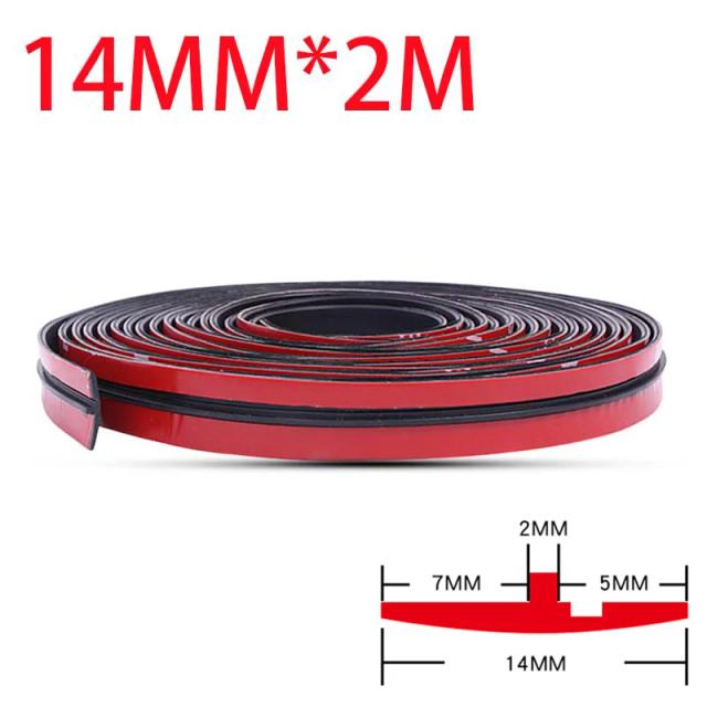 Seametal Tiras de Vedação para Carro Borracha 2m/8m