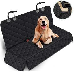 Capa de assento para banco traseiro de carro, à prova d'água, protetor de assento traseiro para animais de estimação, antiderrapante, universal, suporte de segurança para cães de passeio - Image 2