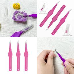 Kit de remoção de costura e removedor de linha, cortador de ponto de costura, ferramenta de corte e tesoura de corte de costura para remoção de linha - Image 6