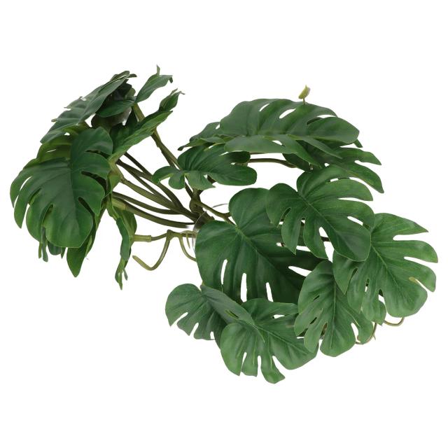 Folha de Tartaruga Artificial para Répteis e Aquários - Decoração Natural com Ventosa