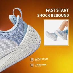 Tênis de basquete profissional masculino Li-Ning WADE ALL CITY 14 SUPER BOOM com amortecimento e suporte estável LiNing ABAW011 ABAW001 - Image 2