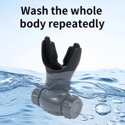 Dispositivo de exercício respiratório para pulmões, treinador respiratório com resistência ajustável, material de silicone avançado, sistema de válvula dupla - Image 6