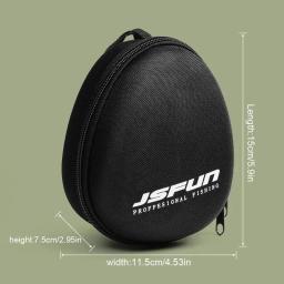 Portátil eva carretel de pesca saco capa protetora para tambor/fiação/jangada carretel bolsa de pesca saco acessórios de pesca - Image 4