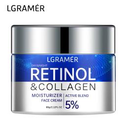 Retinol rugas remoção creme anti envelhecimento endurecimento levantamento desvanece-se linhas finas clareamento hidratante brilho cuidados com a pele cosméticos - Image 1