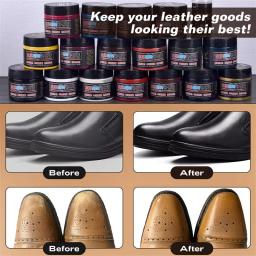 50g/garrafa de couro coloração pigmento corante líquido reparação couro remodelação para saco assento carro sapatos tênis couro cuidados com a pele artesanato - Image 2