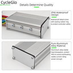 24v 36v 48v 250w 350w 500w e-bike controlador de acionamento de motor sem escova sw900 kit de exibição lcd para scooter de bicicleta elétrica - Image 4