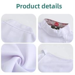 Conjunto de roupa de esgrima com certificação CFA para adultos e crianças, design floral de três peças inclui máscara e jaqueta para competição e - Image 2