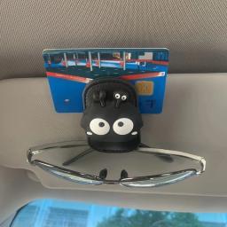 Clipe de óculos de carro rack de armazenamento de viseira de carro multifuncional criativo magnético suporte de óculos de sol caso - Image 2