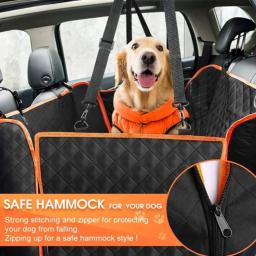Capa de assento de carro ideal, melhore os assentos do seu carro com esta capa de hamaca para cães à prova d'água e resistente a arranhões! - Image 3