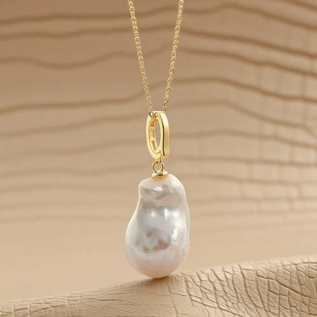 Brincos Pérola Barroca Luxo Elegante Retro Moda Joia Orelha