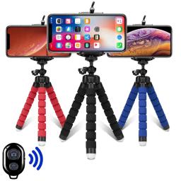 Tripés para telefone, suporte para câmera móvel, clipe para smartphone, monopé, suporte de tripe, polvo, mini tripé, stativ para telefone - Image 1