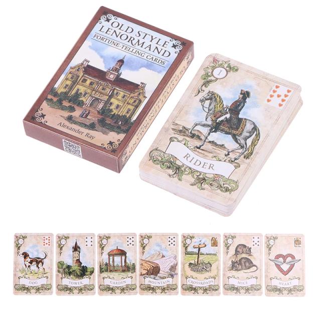 Lenormand Oracle Tarot Cartas Estilo Antigo 36 Cartas