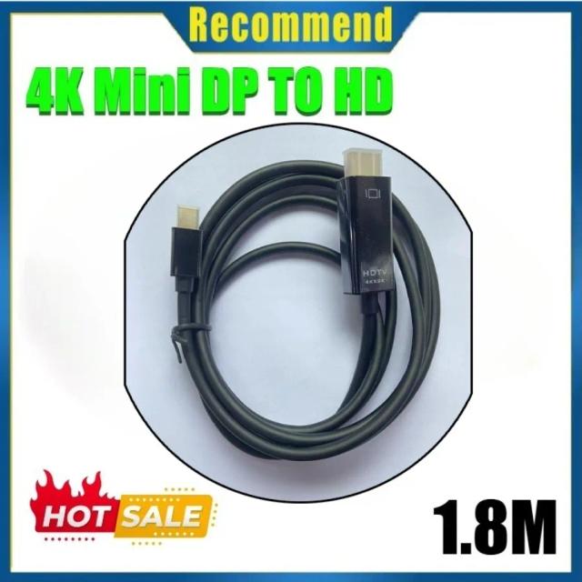 Cabo Adaptador Mini DisplayPort para HDMI 1.8m - Conexão Perfeita para Sua Tela